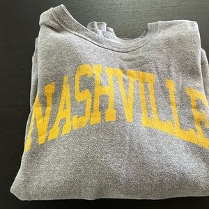 Daydreamer Gray and Yellow Nashville Sweatshirt